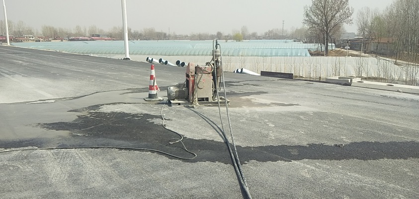 金溪道路回填土下沉注浆